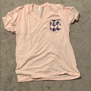XL American Apparel Tri Sigma Pocket Tee